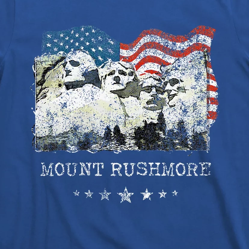 Mount Rushmore Flag Souvenirs T-Shirt