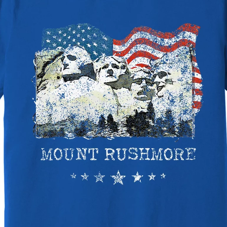 Mount Rushmore Flag Souvenirs Premium T-Shirt