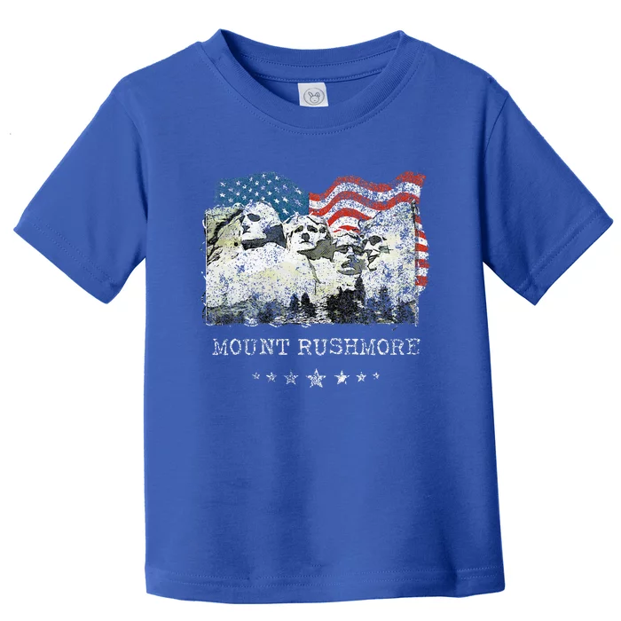 Mount Rushmore Flag Souvenirs Toddler T-Shirt