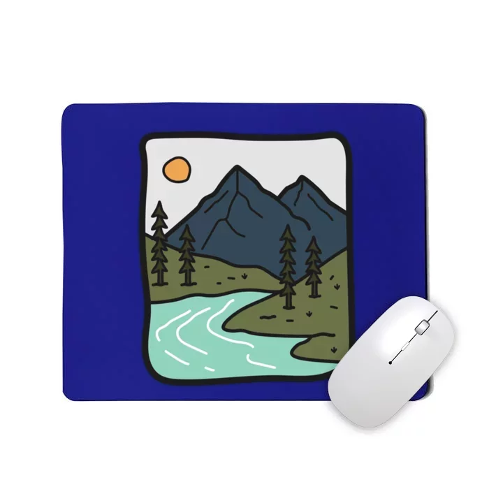 Mountain River Gift Camping Gift Nature Gift Adventure Day Gift Wild Cool Gift Mousepad