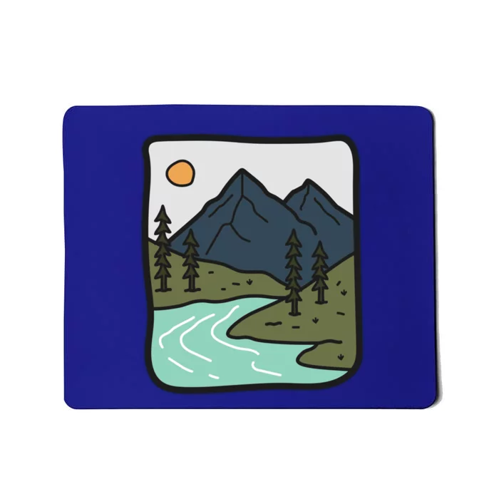 Mountain River Gift Camping Gift Nature Gift Adventure Day Gift Wild Cool Gift Mousepad