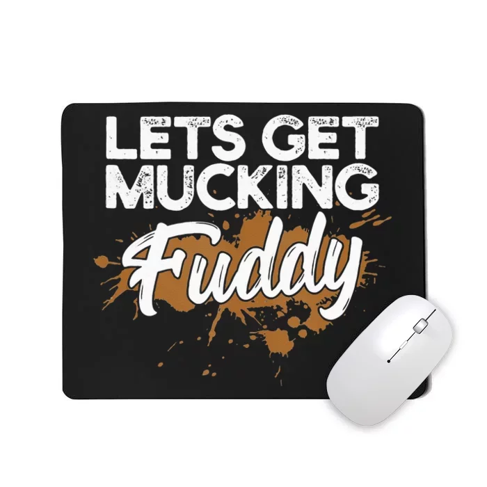 Mud Run Gear Funny 5k Marathon Running Apparel Mud Team Mousepad