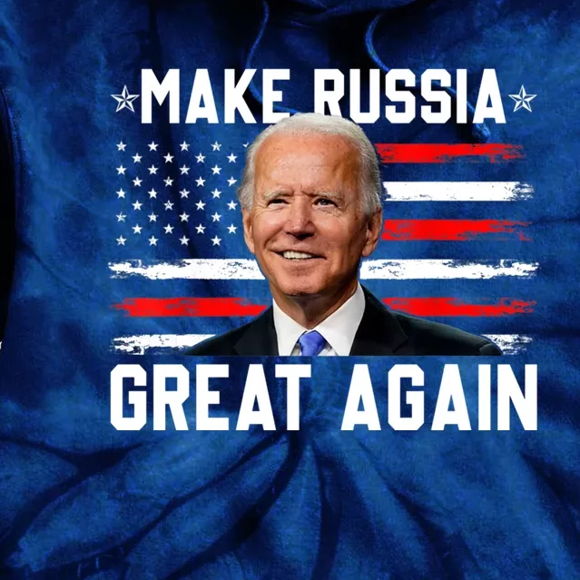 Make Russia Great Again Joe Biden Confused America Funny Tie Dye Hoodie