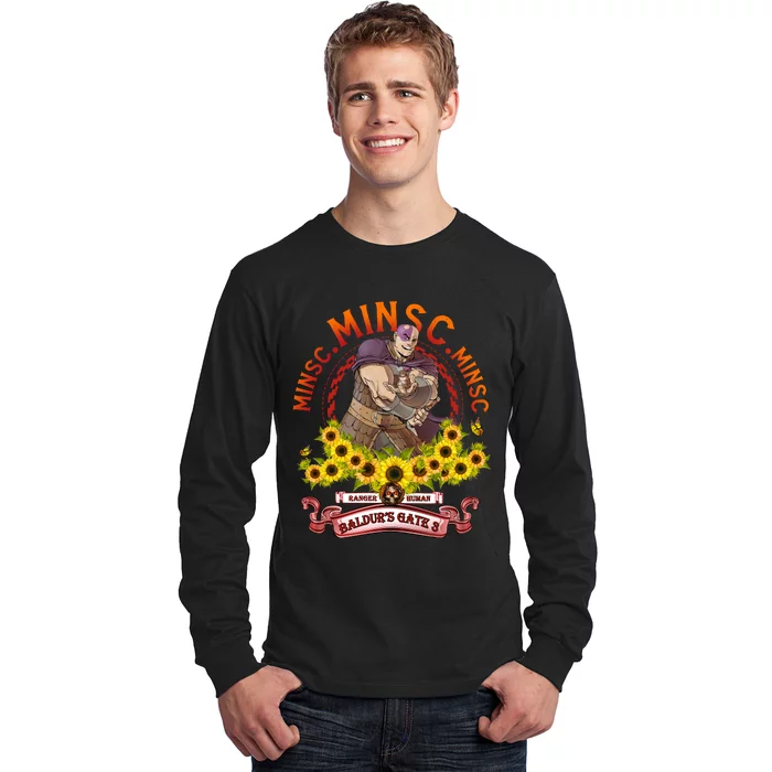 Minsc Ranger Human Minsc Vintage BaldurS Gate 3 Long Sleeve Shirt