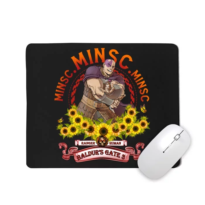 Minsc Ranger Human Minsc Vintage BaldurS Gate 3 Mousepad