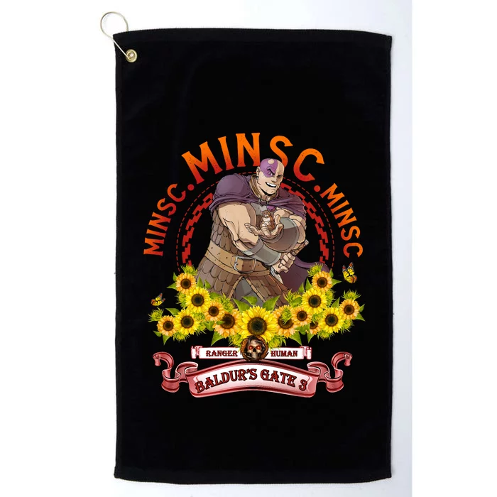 Minsc Ranger Human Minsc Vintage BaldurS Gate 3 Platinum Collection Golf Towel