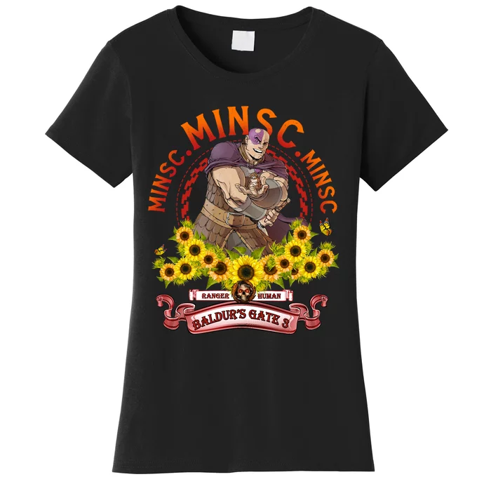 Minsc Ranger Human Minsc Vintage BaldurS Gate 3 Women's T-Shirt