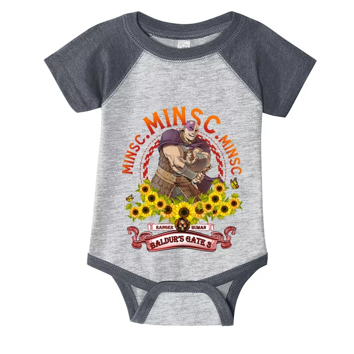 Minsc Ranger Human Minsc Vintage BaldurS Gate 3 Infant Baby Jersey Bodysuit