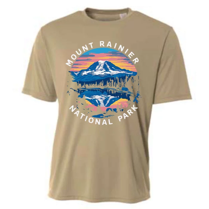 Mount Rainier Hiking Road Trip Seattle Cooling Performance Crew T-Shirt