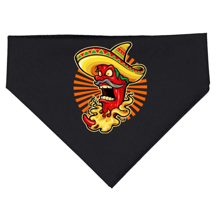 Mexican Red Hot Chili Pepper USA-Made Doggie Bandana