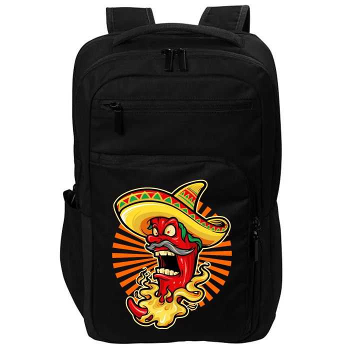 Mexican Red Hot Chili Pepper Impact Tech Backpack