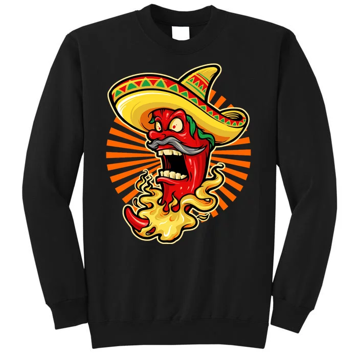 Mexican Red Hot Chili Pepper Tall Sweatshirt