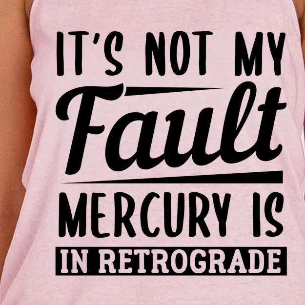 Mercury Retrograde Horoscope Astrology Great Gift Women's Knotted Racerback Tank