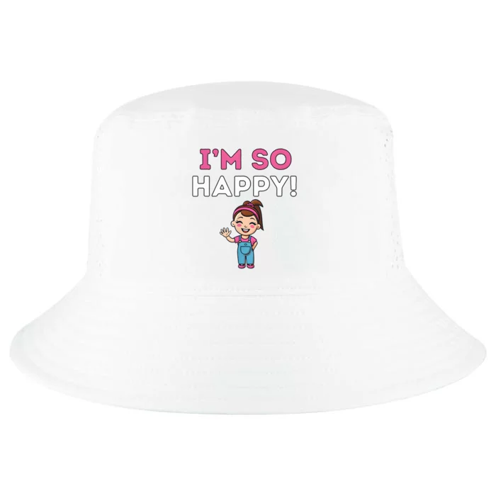 Ms Rachel Im So Happy Preschool Cool Comfort Performance Bucket Hat