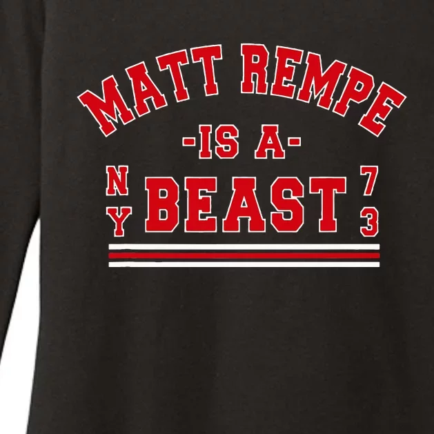 Matt Rempe Is A Beast Womens CVC Long Sleeve Shirt