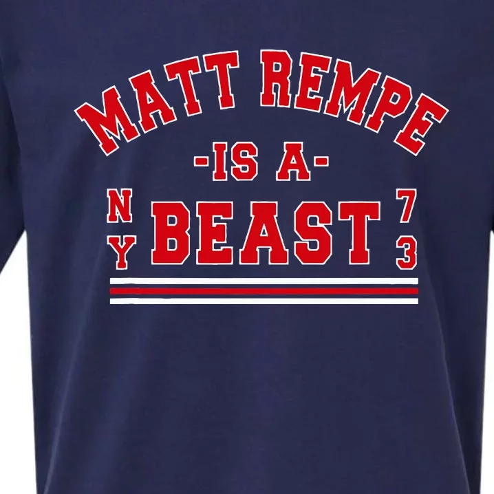 Matt Rempe Is A Beast Sueded Cloud Jersey T-Shirt