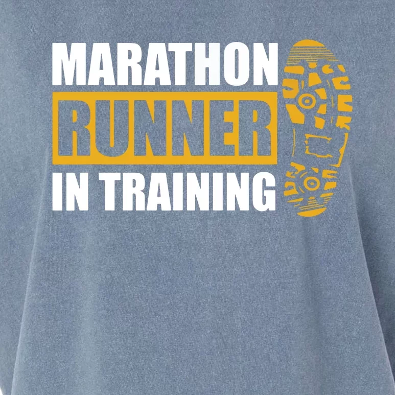 Marathon Runner In Training Quote For A Marathon Runner Garment-Dyed Women's Muscle Tee