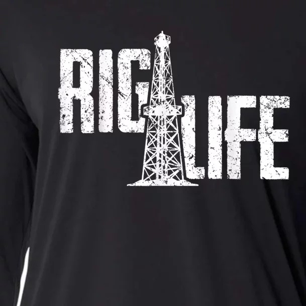 Mens Rig Life Oilfield Oilfield Rig Cooling Performance Long Sleeve Crew