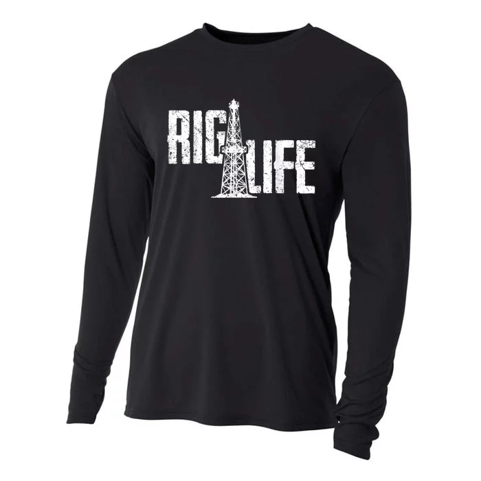 Mens Rig Life Oilfield Oilfield Rig Cooling Performance Long Sleeve Crew