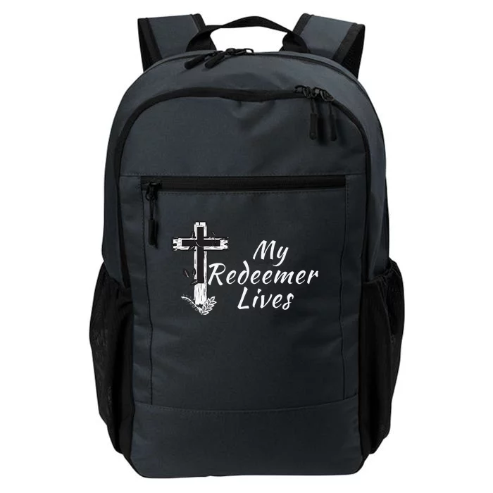 My Redeemer Lives Christian Easter Resurrection Sunday Daily Commute Backpack