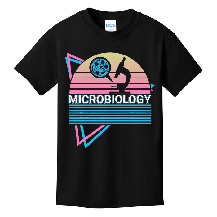 Microbiology Retro Kids T-Shirt