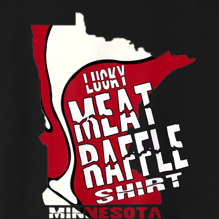 Meat Raffles Minnesota Meat Drawing Women's Crop Top Tee