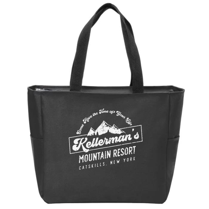 Mountain Resort Zip Tote Bag