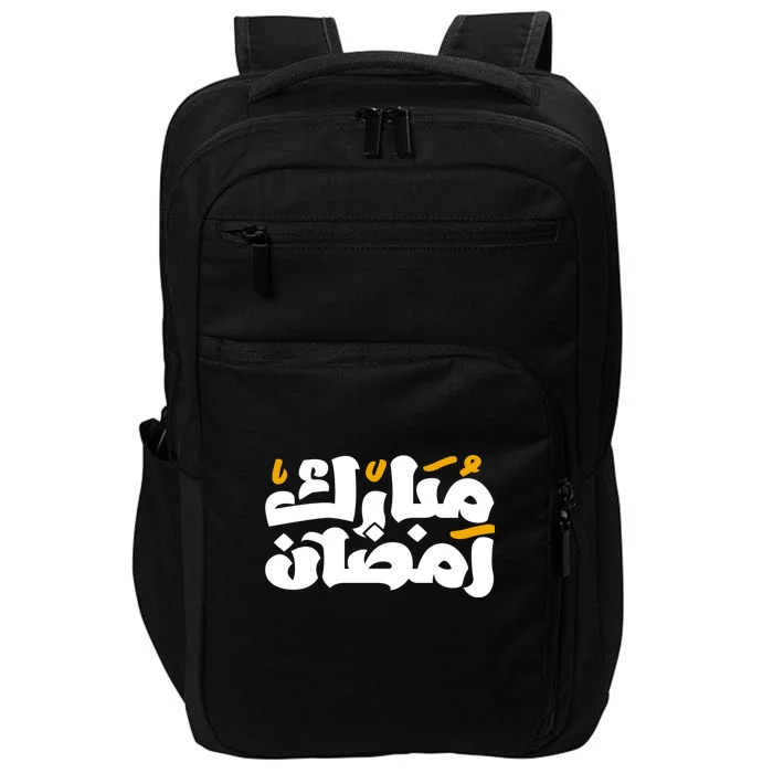 Muslim Ramadan Mubarak Arabic Calligraphy Gift Impact Tech Backpack