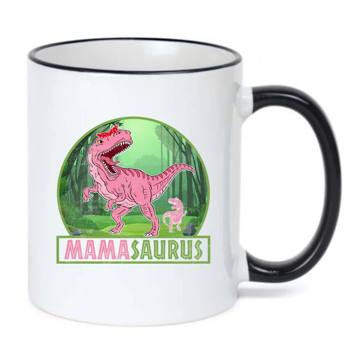 MAMASAURUS REX MOTHER'S DAY Black Color Changing Mug