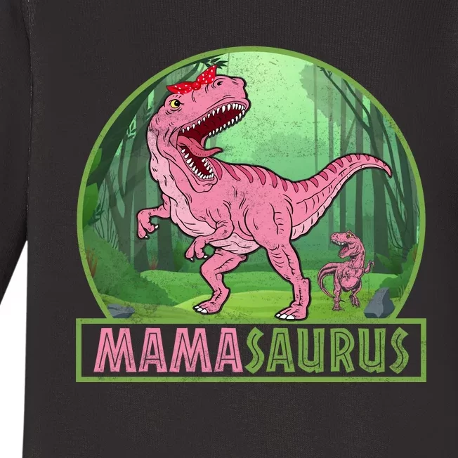 MAMASAURUS REX MOTHER'S DAY Baby Long Sleeve Bodysuit