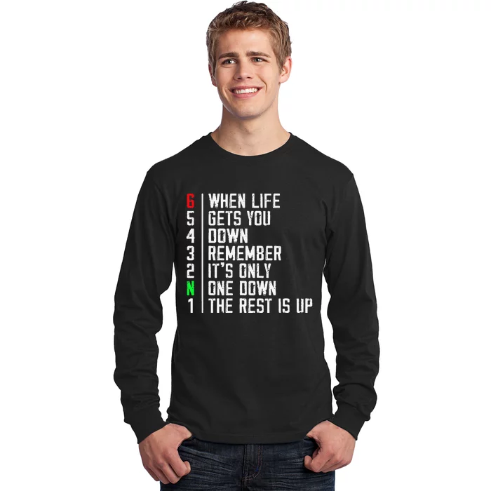 Motorcycle Rider Motivational Motorcyclists Motocross Riding Long Sleeve Shirt