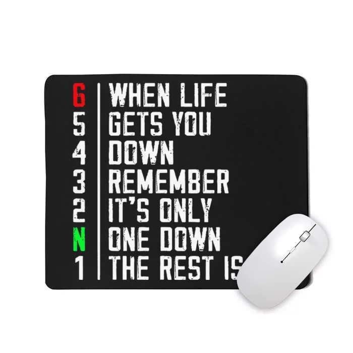 Motorcycle Rider Motivational Motorcyclists Motocross Riding Mousepad