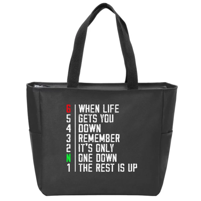 Motorcycle Rider Motivational Motorcyclists Motocross Riding Zip Tote Bag