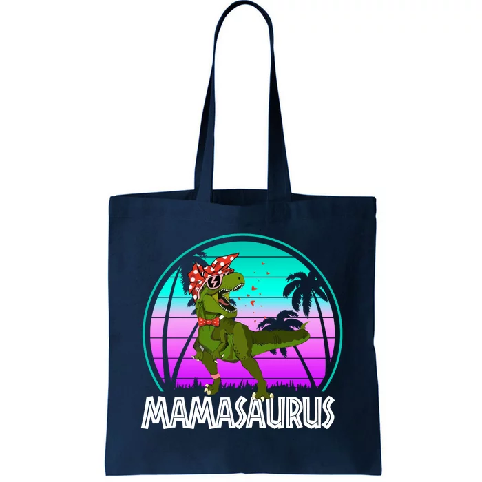 Mamasaurus Rex Mama Dinosaur Retro Dino Tote Bag