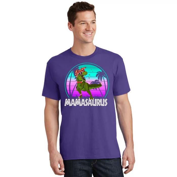 Mamasaurus Rex Mama Dinosaur Retro Dino T-Shirt