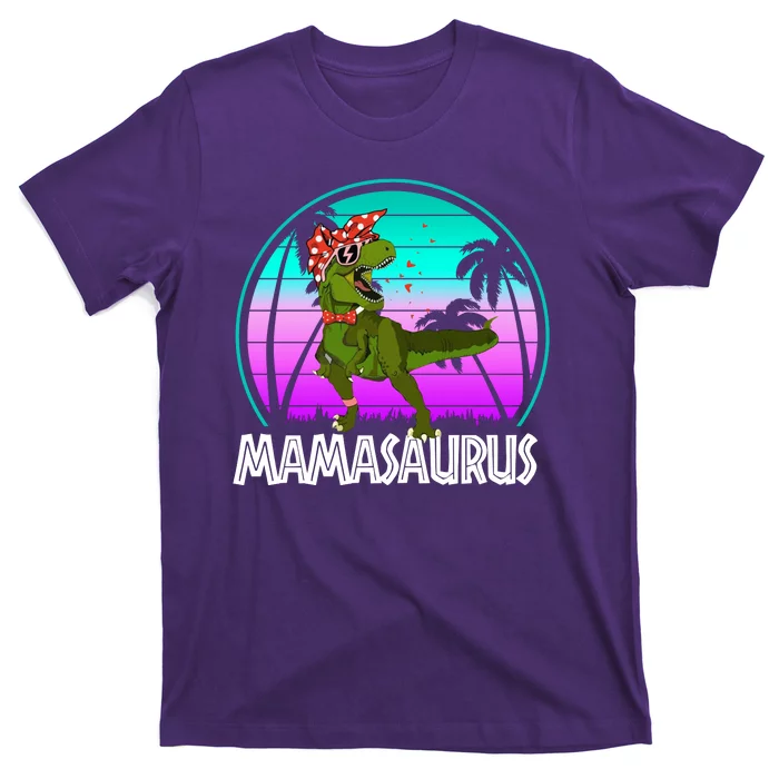 Mamasaurus Rex Mama Dinosaur Retro Dino T-Shirt