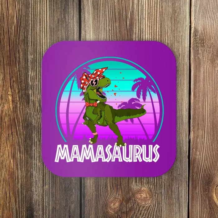 Mamasaurus Rex Mama Dinosaur Retro Dino Coaster