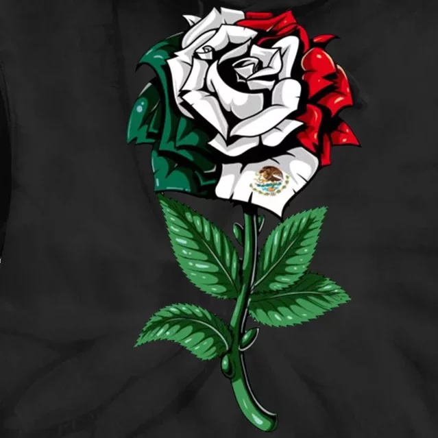 Mexican Rose Mexico Pride Tie Dye Hoodie