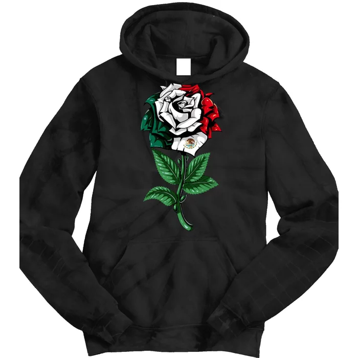 Mexican Rose Mexico Pride Tie Dye Hoodie