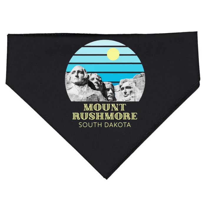 Mount Rushmore USA-Made Doggie Bandana