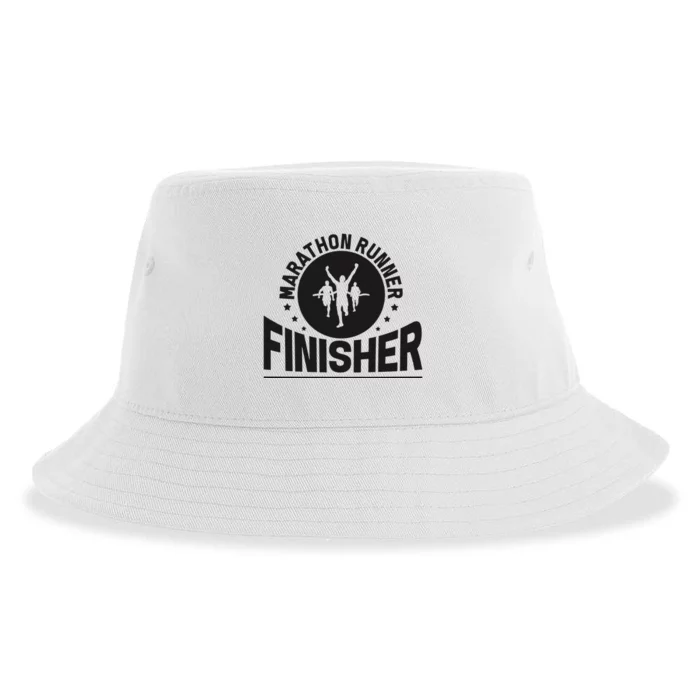 Marathon Runner Marathon Finisher Marathon Marathoners Sustainable Bucket Hat