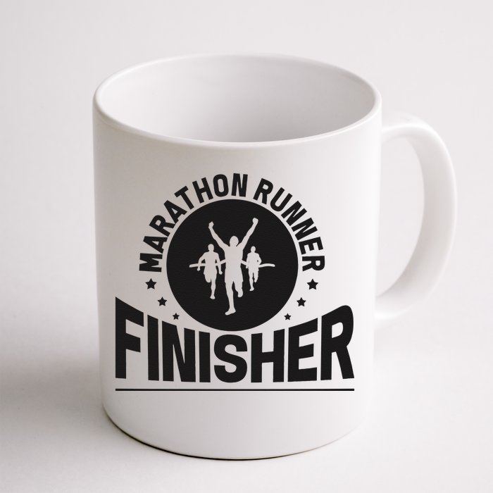 Marathon Runner Marathon Finisher Marathon Marathoners Front & Back Coffee Mug