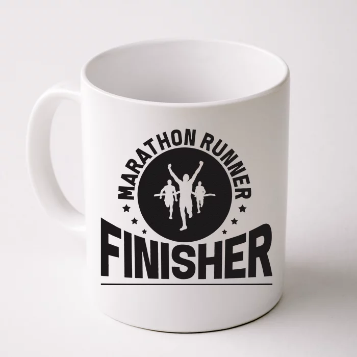 Marathon Runner Marathon Finisher Marathon Marathoners Front & Back Coffee Mug