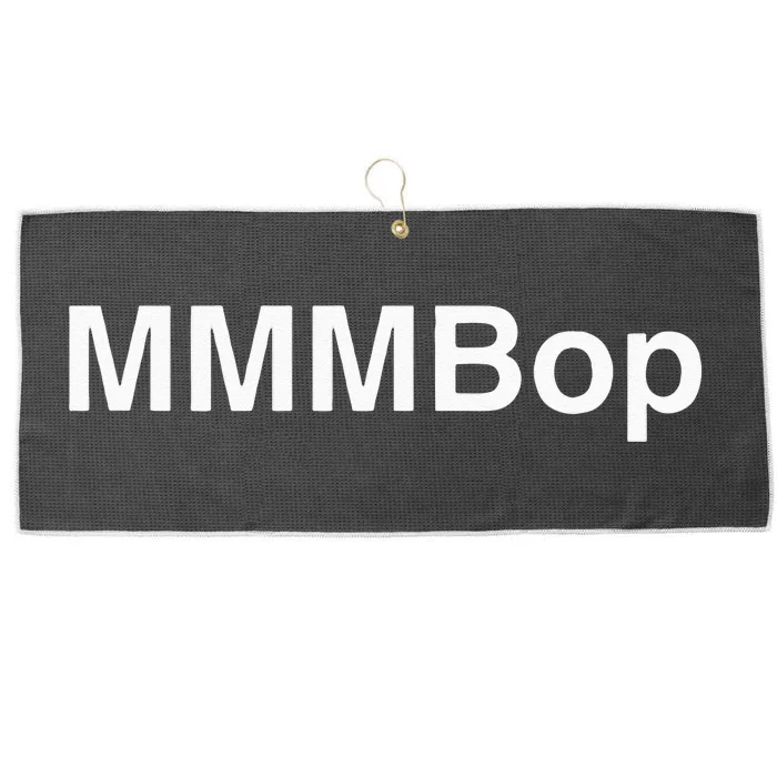 MMMBop Retro Music Fun 90s S Tops Large Microfiber Waffle Golf Towel