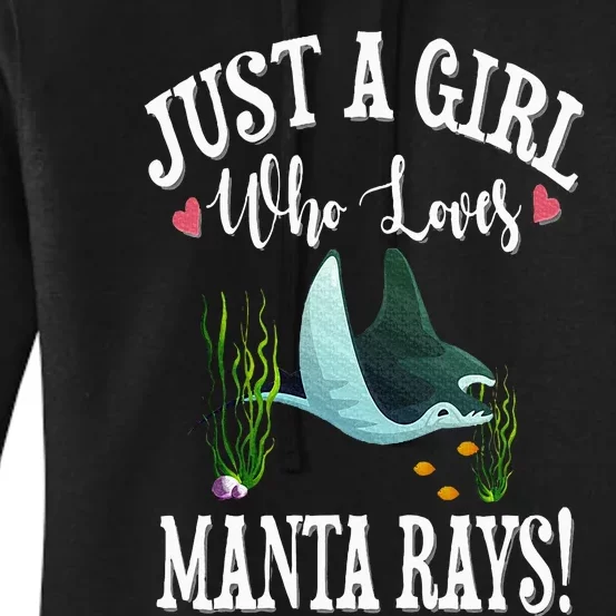 Manta Ray Women's Pullover Hoodie