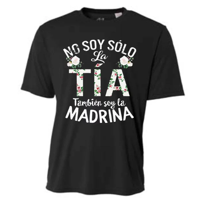 Mujer Regalo Madrina Bautizo Tia padrino revelación género Cooling Performance Crew T-Shirt