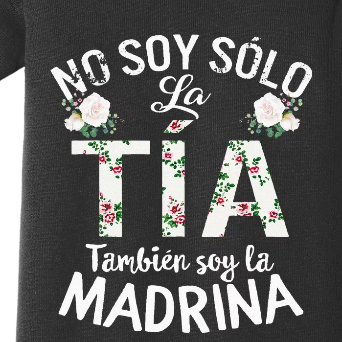 Mujer Regalo Madrina Bautizo Tia padrino revelación género Baby Bodysuit