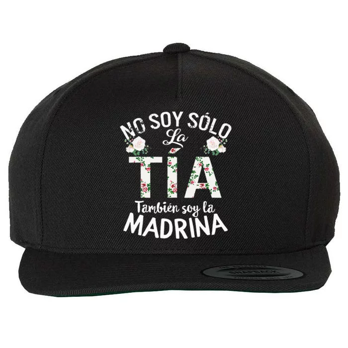 Mujer Regalo Madrina Bautizo Tia padrino revelación género Wool Snapback Cap