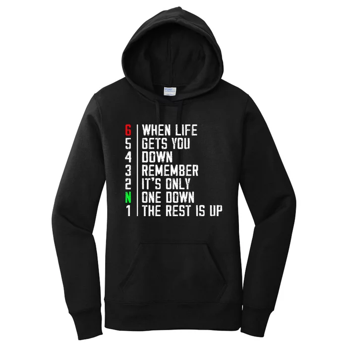 Motorcycle Rider Motivational Motorcyclists Motocross Riding Women's Pullover Hoodie