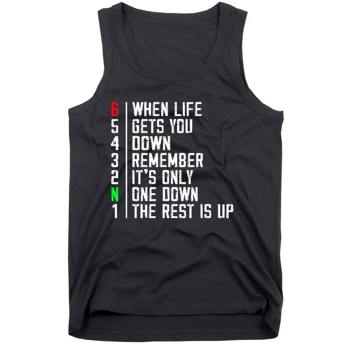 Motorcycle Rider Motivational Motorcyclists Motocross Riding Tank Top